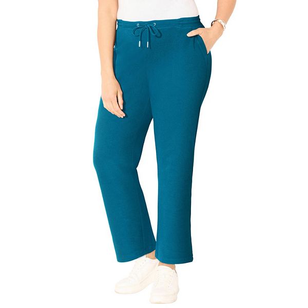 

Женские брюки прямого кроя plus size cloud knit Catherines, Deep Teal
