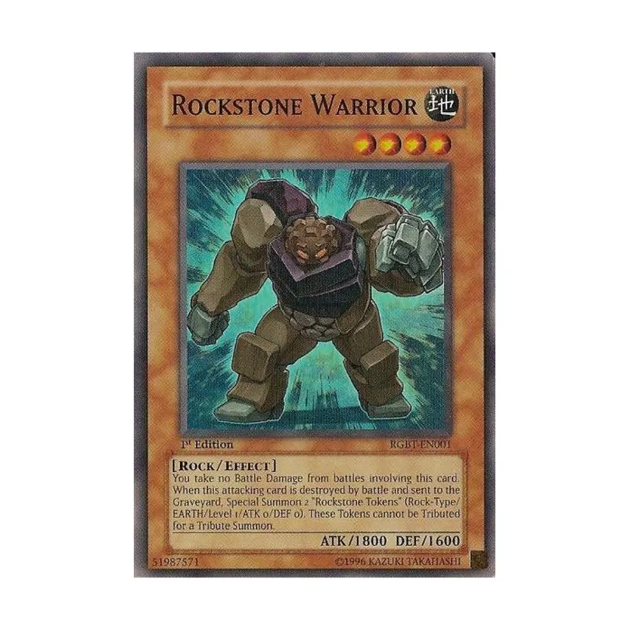 

CCG Каменный воин (супер редкий), Yu-Gi-Oh - Raging Battles - Singles