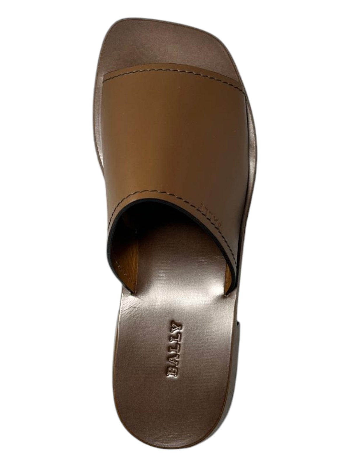 Bally Ofera 6225849 Женские ковбойские туфли на плоской подошве из гладкой кожи, коричневый — фото 3