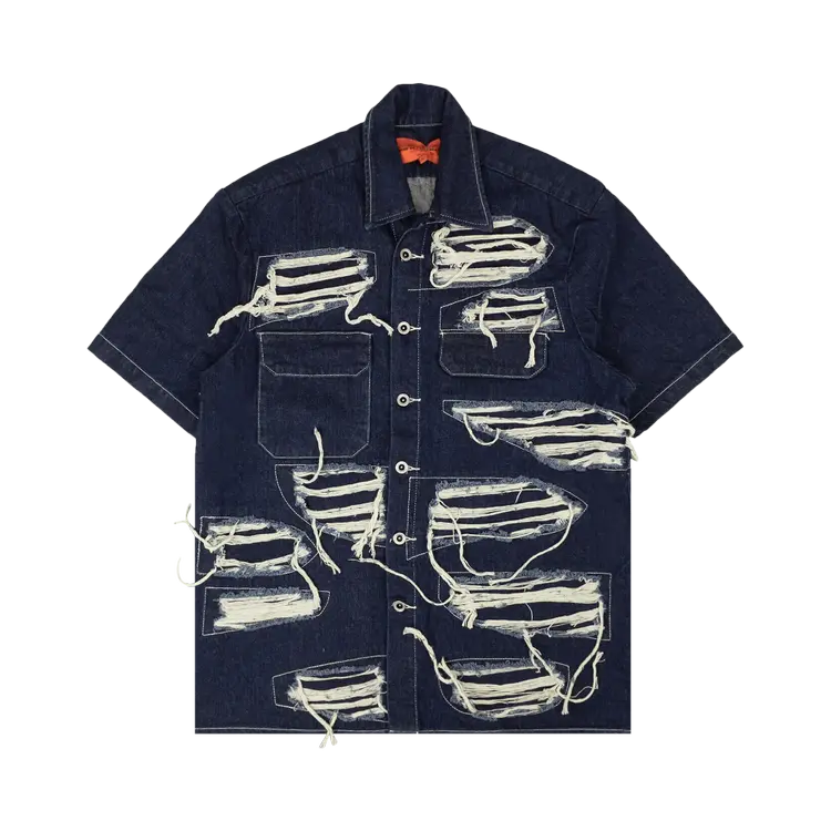 

Рубашка Who Decides War Distressed Work 'Blue', синий