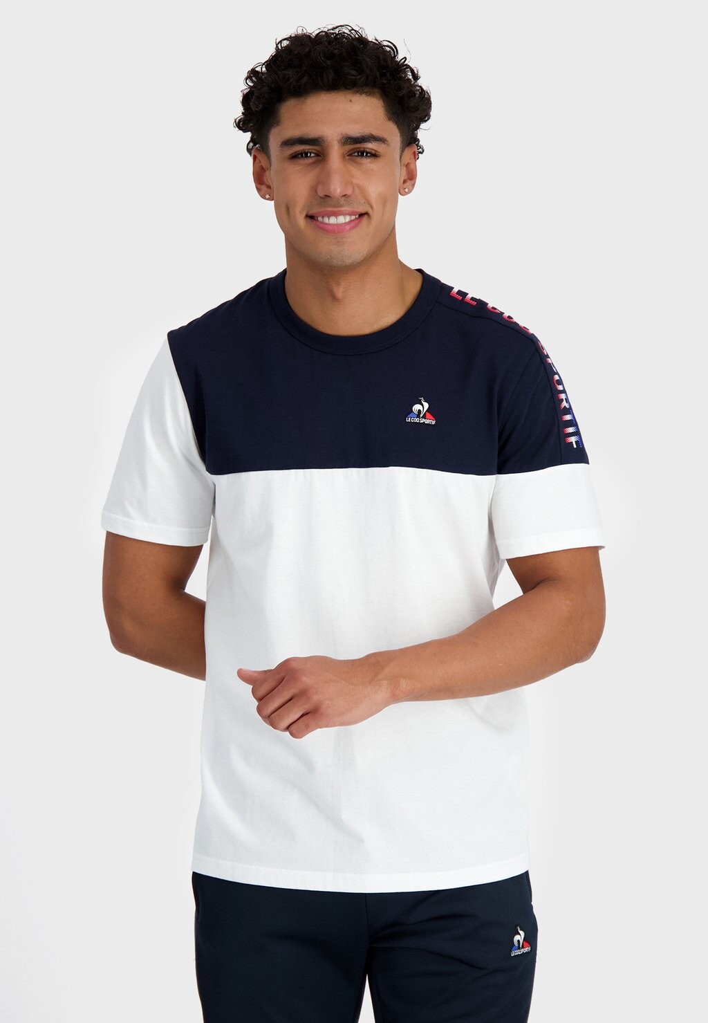 

Футболка с принтом TRICOLORE UNISEX le coq sportif, белый