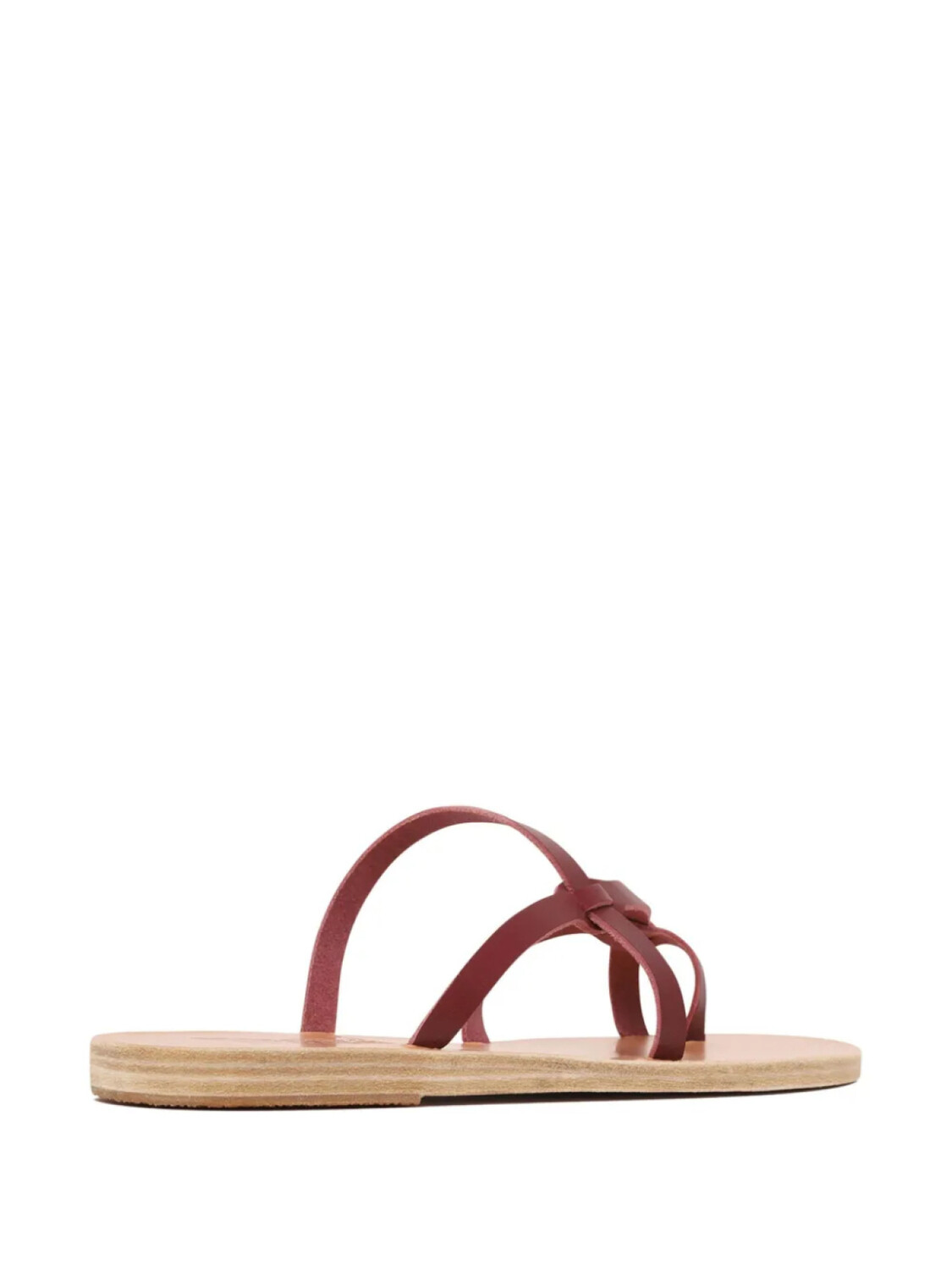 Древнегреческие сандалии кожаные сандалии Ancient Greek Sandals, красный — фото 3