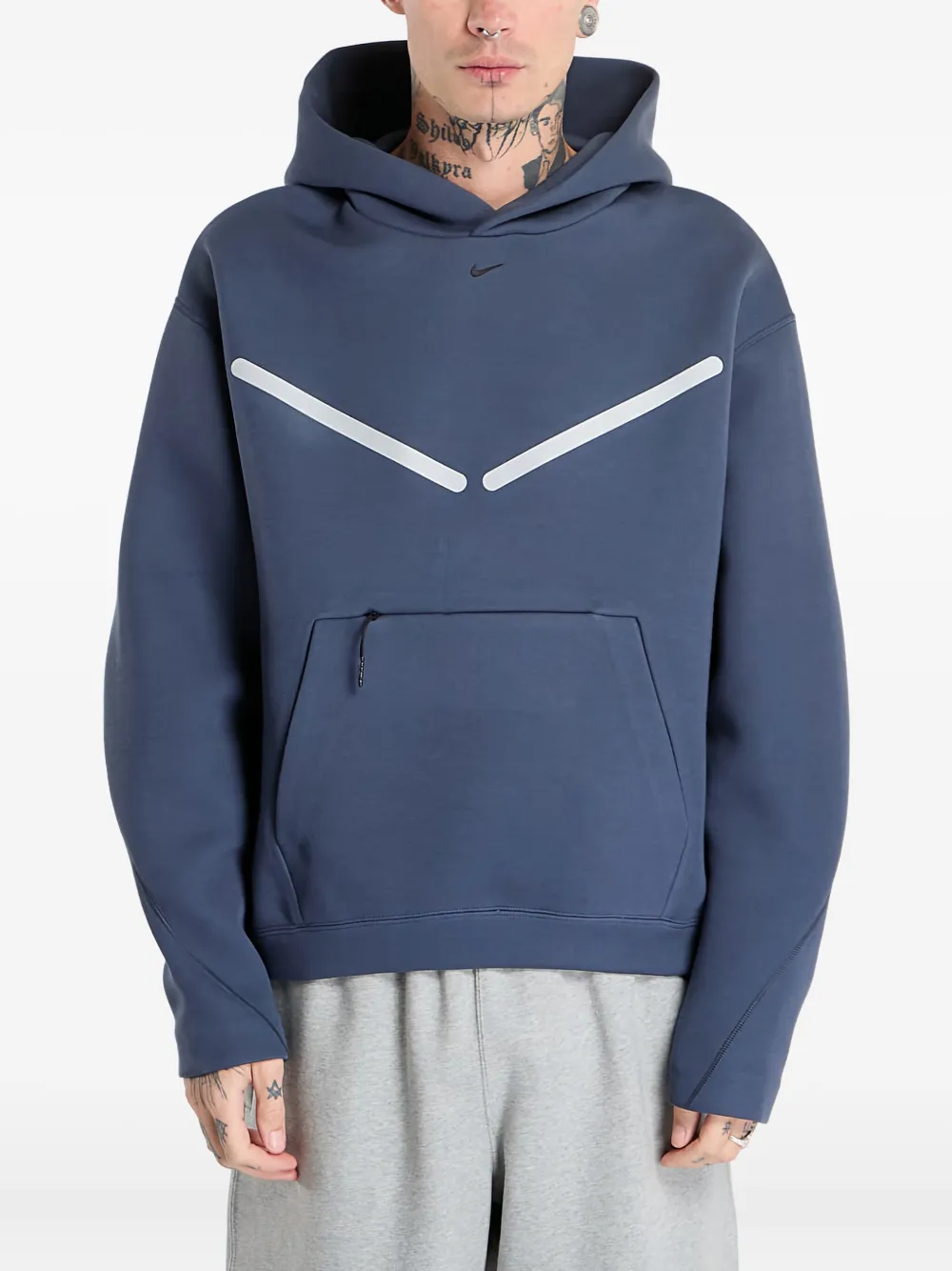 

Худи с отражающими вставками Nike, синий