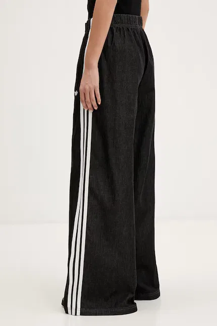 Штаны прямого кроя из хлопка Adidas Originals, серые — фото 3