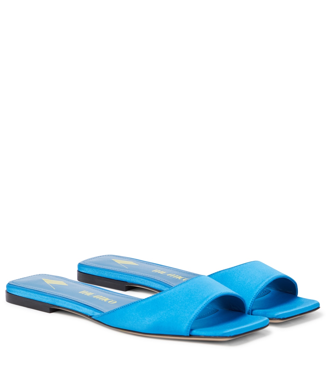 Атласные сандалии Devon The Attico, Turquoise