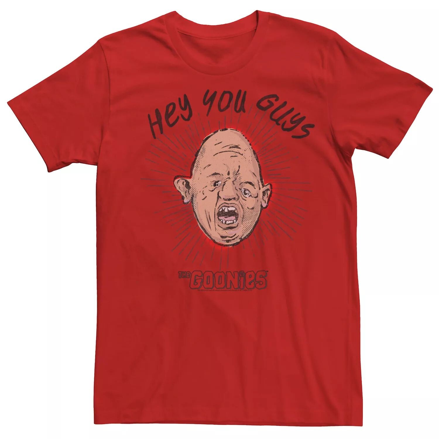

Мужская футболка с портретом The Goonies Sloth Hey You Guys Licensed Character