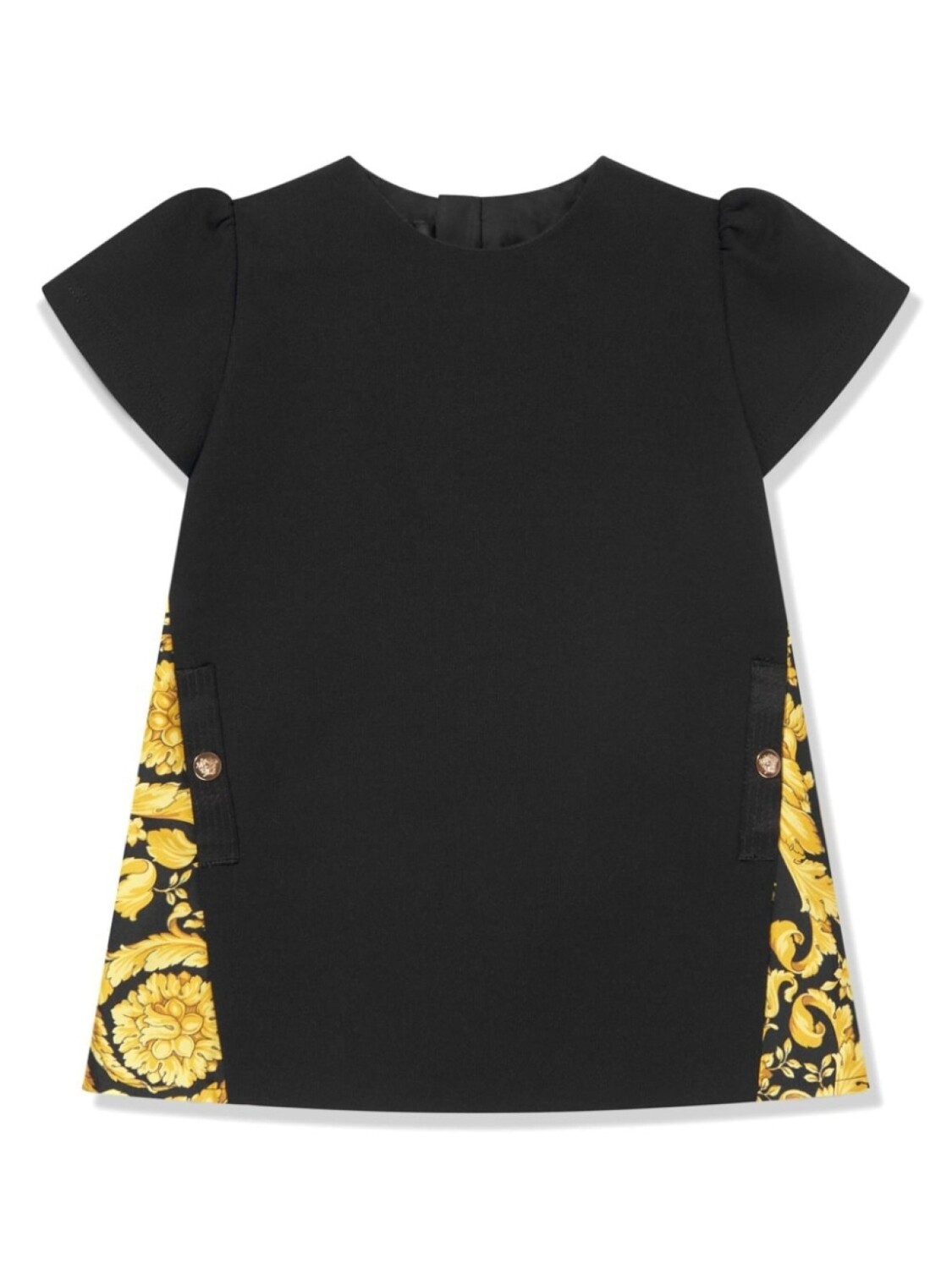 

Versace Kids платье с короткими рукавами и принтом, черный