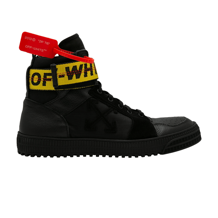 

Кроссовки Off-White Industrial Belt High 'Black Yellow', черный