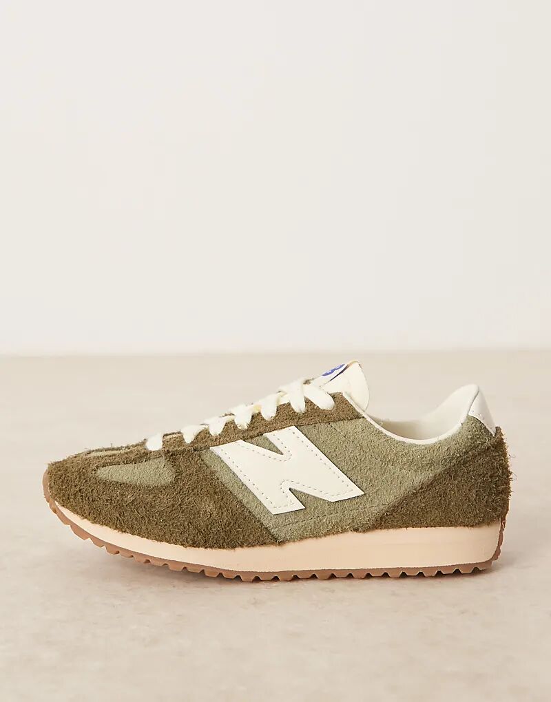 Кроссовки унисекс New Balance 471 с зелеными и белыми деталями — фото 2