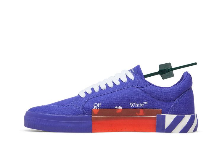 Кроссовки Off-White Off-White Vulc Sneaker 'Ultra Violet Yellow', фиолетовый — фото 4