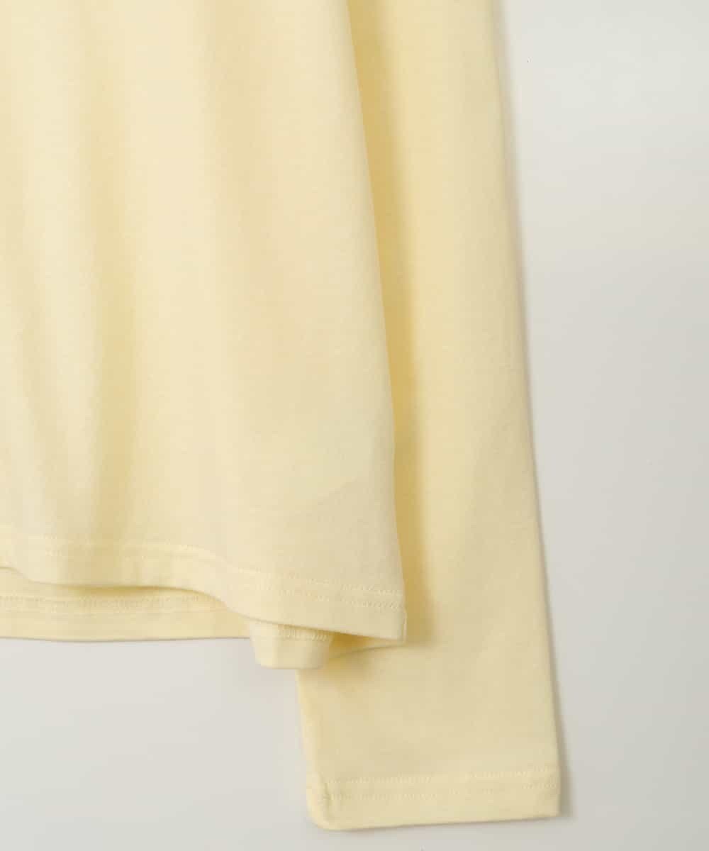 Футболка с длинным рукавом с логотипами разных расцветок A.V.V, Light Yellow — фото 4