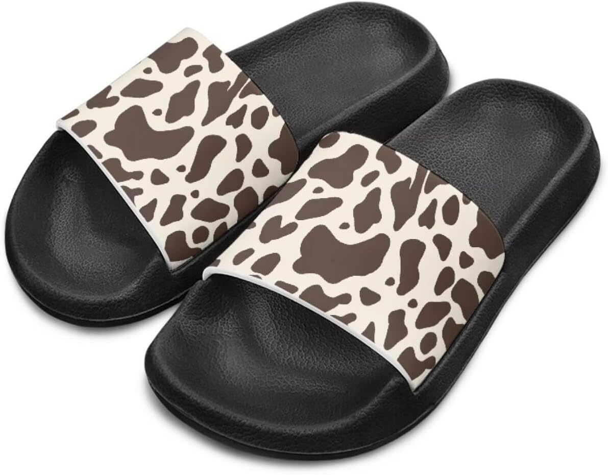 

Детские тапочки, пляжные сандалии, сланцы, шлепанцы для детей унисекс, мальчиков и девочек, подарок для дочерей, сыновей, младших братьев и сестер, черная подошва, размер для маленьких детей 11- для больших детей 3 Qoiuvncy