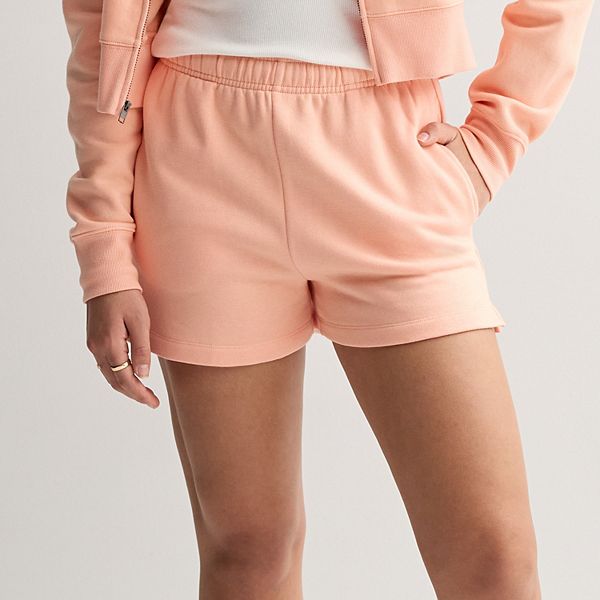 

Детские шорты-бермуды из флиса с отворотом So, Boracay Peach