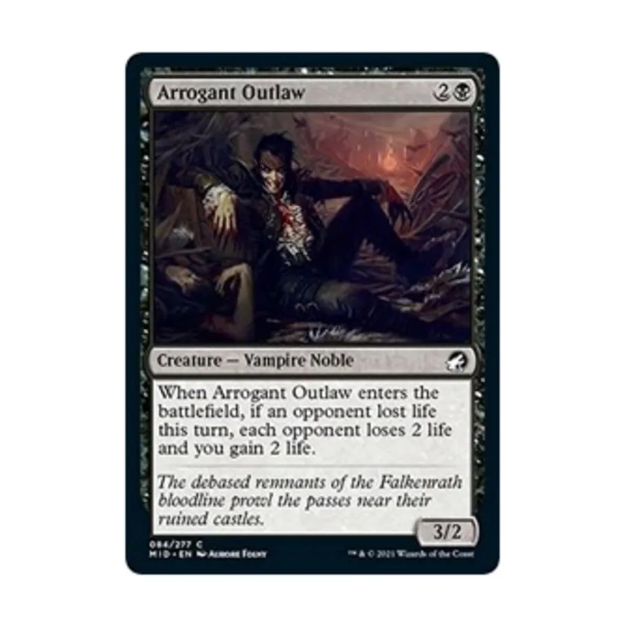 

CCG Высокомерный преступник (клавиша C), MTG - Innistrad - Midnight Hunt