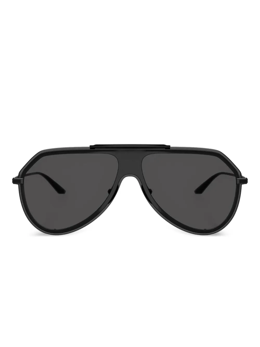 

Солнцезащитные очки в круглой оправе Dolce & Gabbana, черный