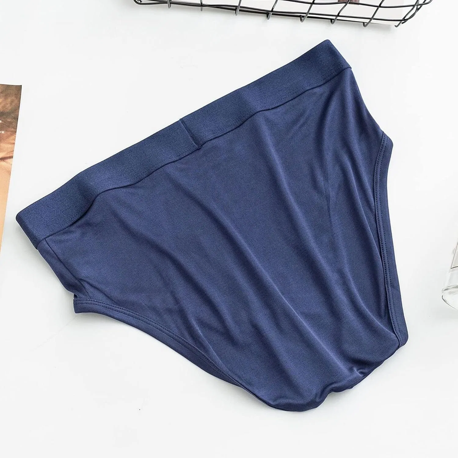 Трусы боксеры Cotton Stretch, Blue-5pc — фото 2