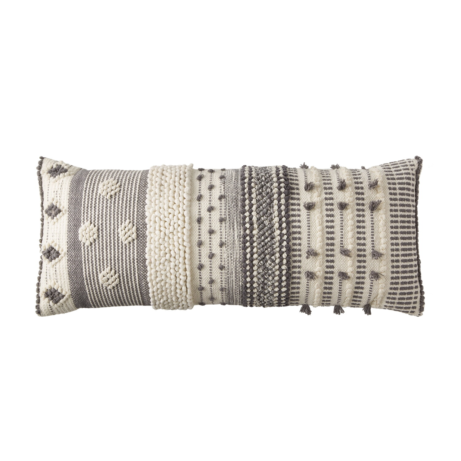

Подушка продолговатая Better Homes & Gardens Zoey, серый