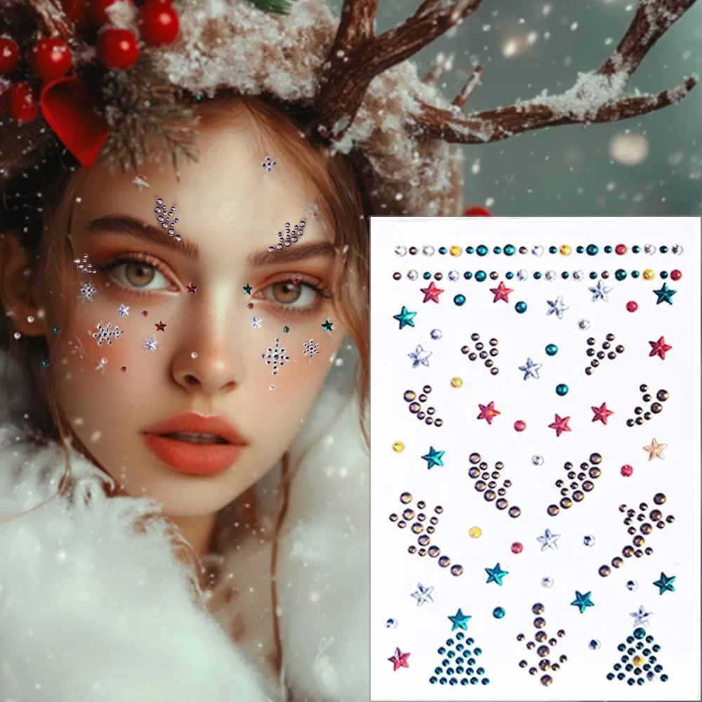 Глиттер для век с блестками, Rjktmox, снежинка, полуручная работа — фото 3