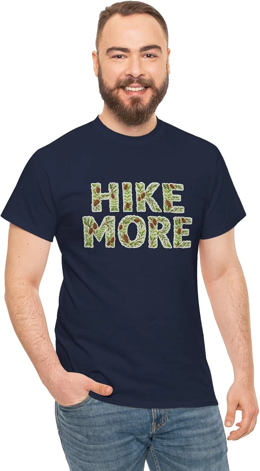 Футболка с принтом HIKE MORE, GENERIC, Navy — фото 2