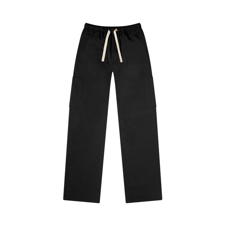 

Брюки Palm Angels Monogram Loose Pants 'Black', черный