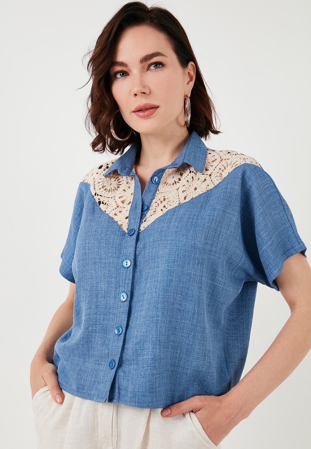 

Рубашка REGULAR FIT LELA, синий