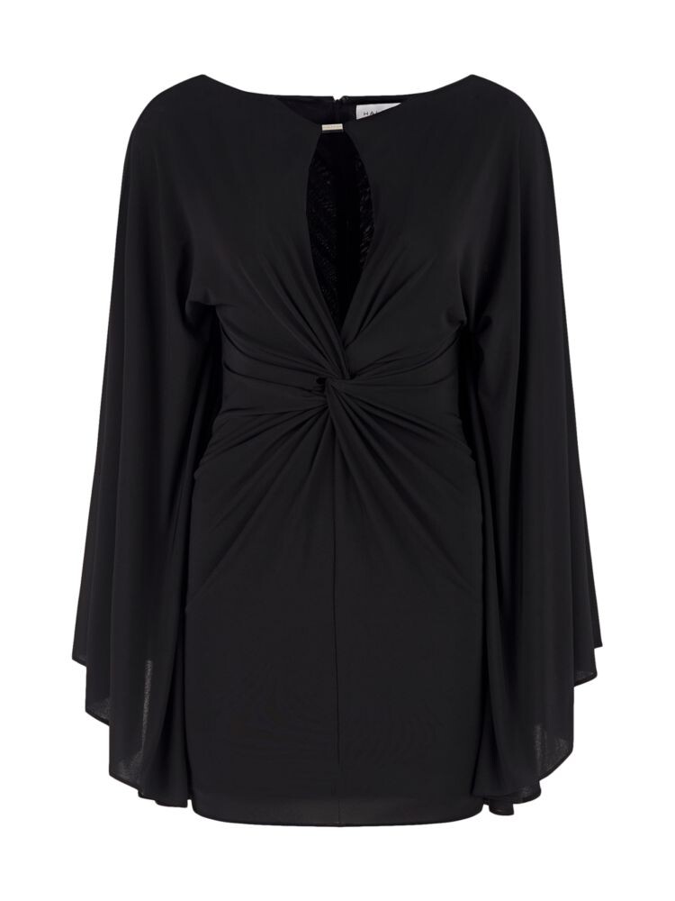 

Мини-платье Carolina из эластичного джерси Halston, черный