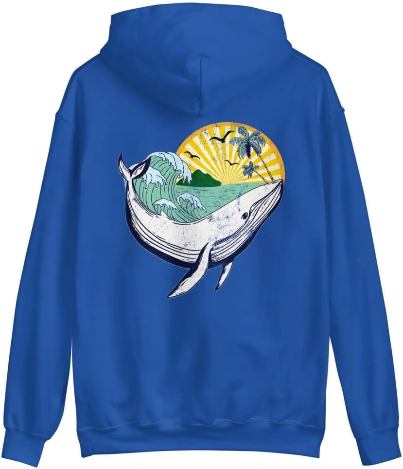 Толстовка Save the Whales, Ocean Conservancy, для любителей океана и экологии Generic, Royal — фото 2