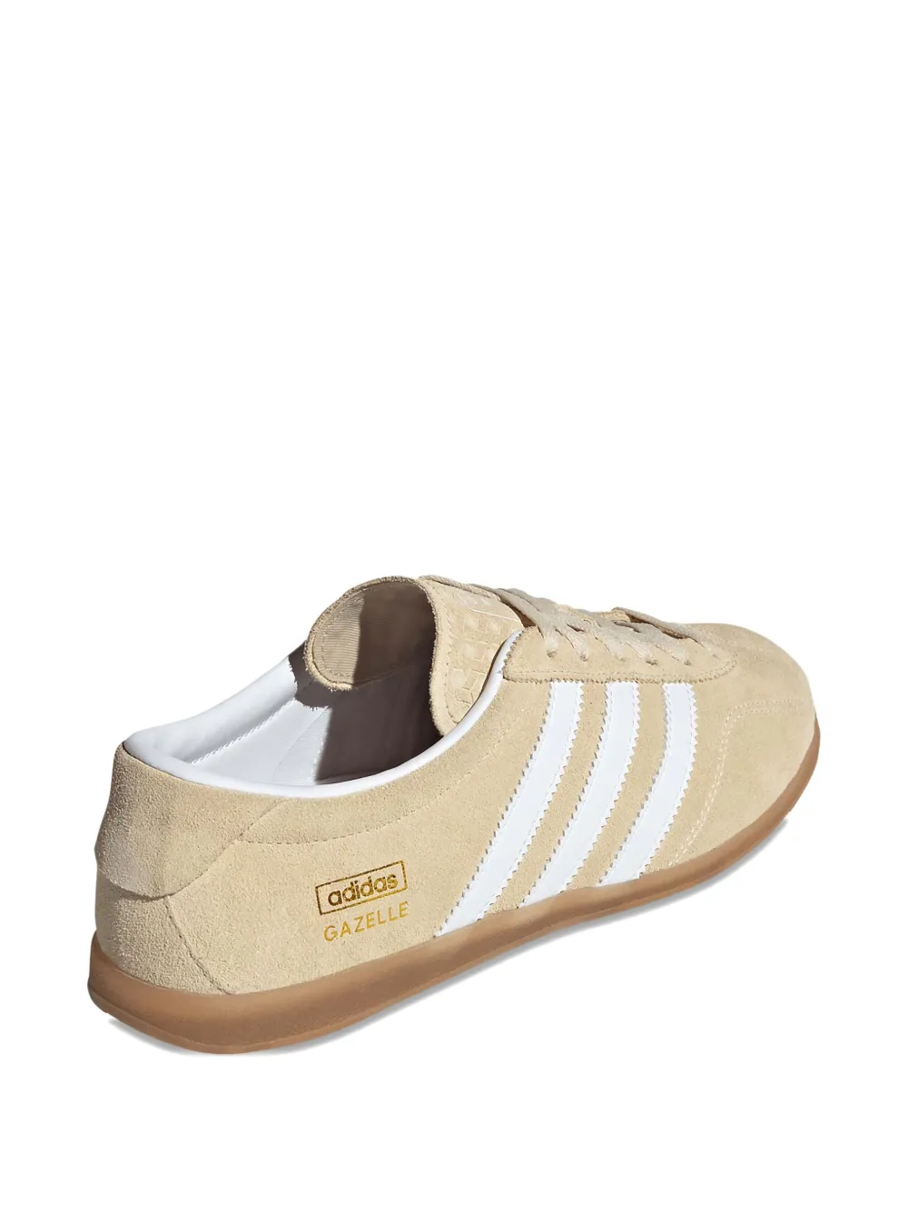 Замшевые кроссовки Gazelle Lo Pro с тремя полосками Adidas, нейтральный — фото 3