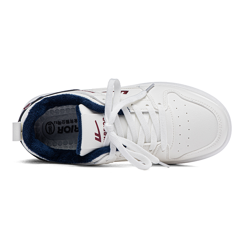 Термические легкие кроссовки Low top Skateboard Shoes Unisex WARRIOR, бежевый темно-синий красный — фото 4