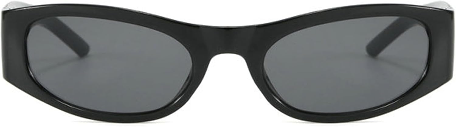 

Willochra Роскошные дизайнерские футуристические солнцезащитные очки в маленькой оправе, обтекаемой формы, в стиле 2000-х, очки-маска в стиле панк, солнцезащитные очки Y2K для женщин, C1