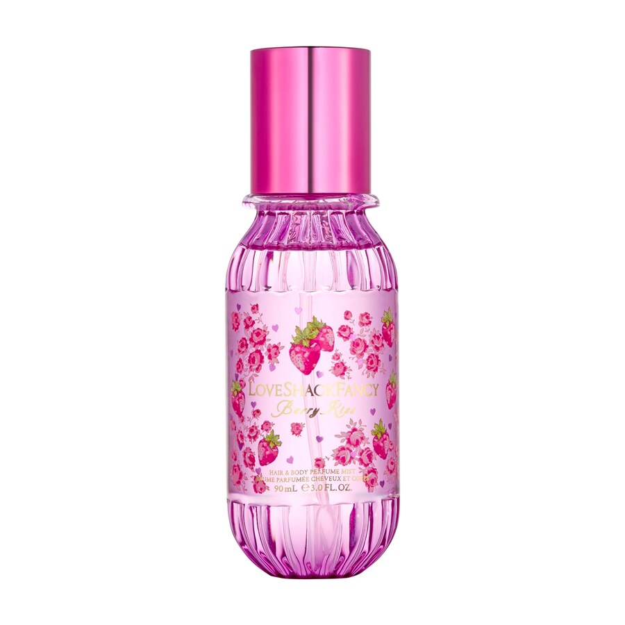 

Мини-спрей для волос и тела "Ягодный поцелуй" с ароматом зефира LoveShackFancy, 3 oz /90 mL