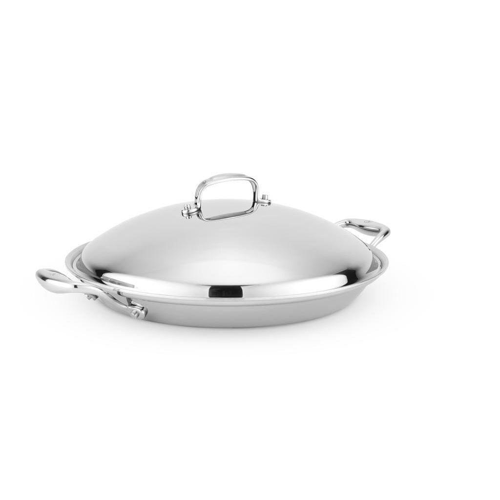 

Сковорода для паэльи с крышкой Heritage Steel Cookware
