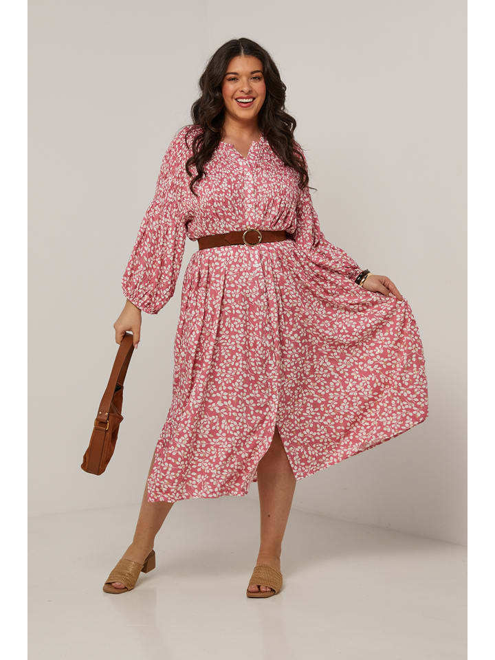 

Длинное платье Curvy Lady, розовый