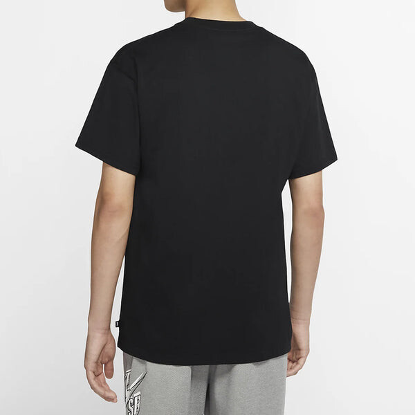 Футболка sb fortune printing skateboard short sleeve black Nike, черный — фото 4
