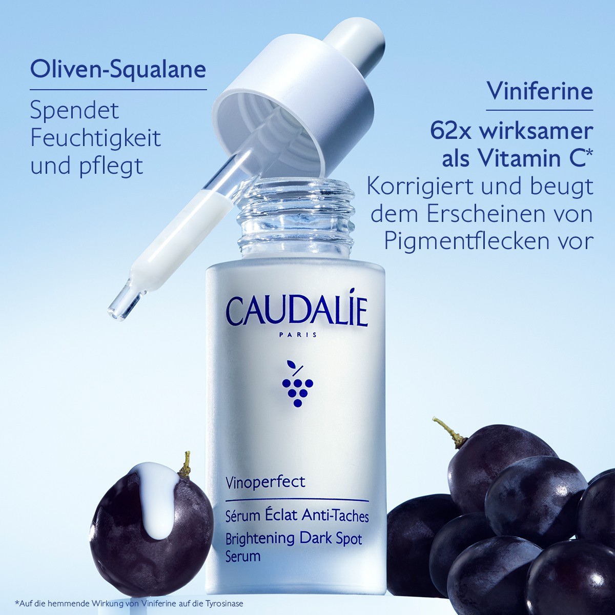 Сыворотка для лица vinoperfect brightening dark spot serum Caudalie, vinoperfect serum — фото 2