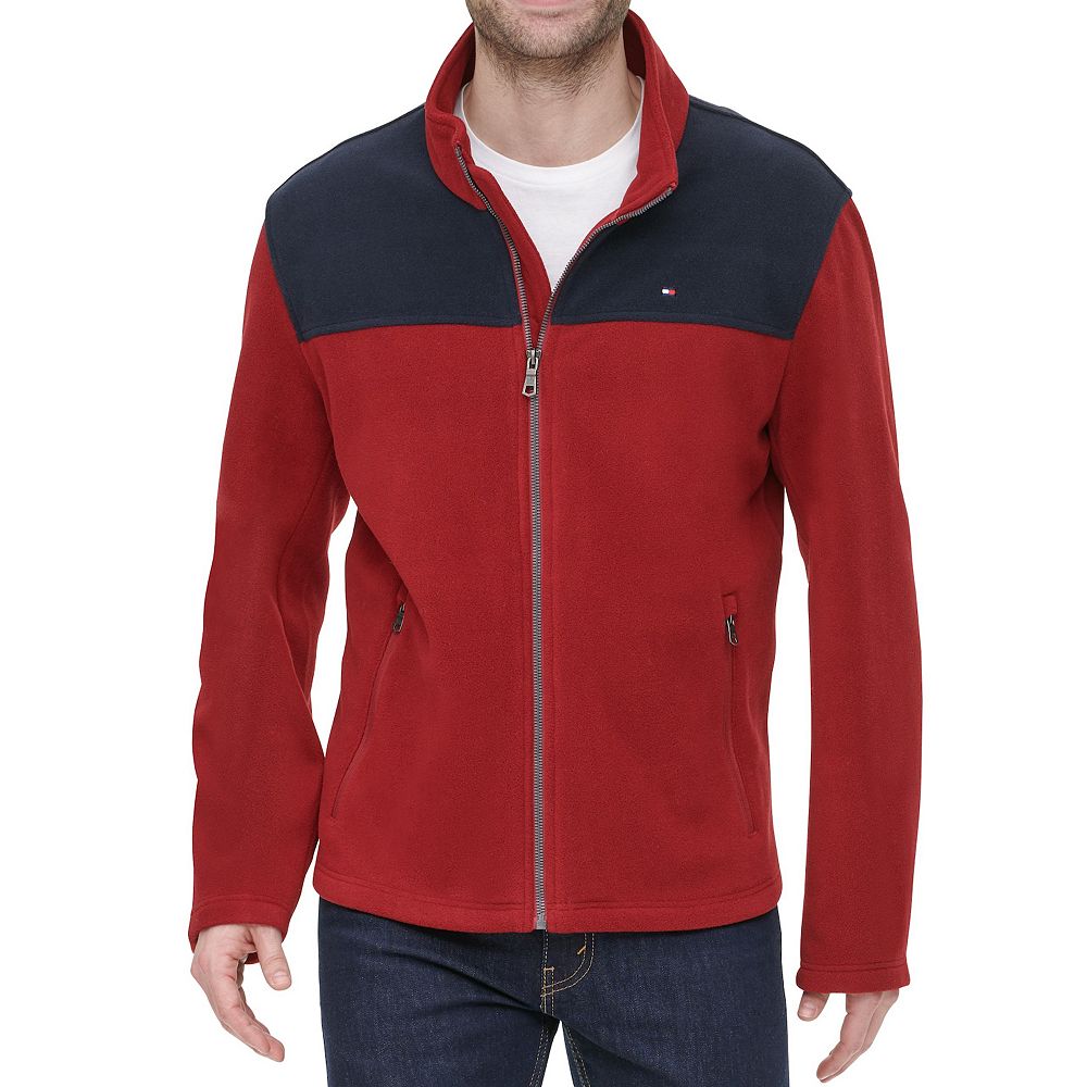 

Мужская флисовая куртка Tommy Hilfiger, цвет Navy Red