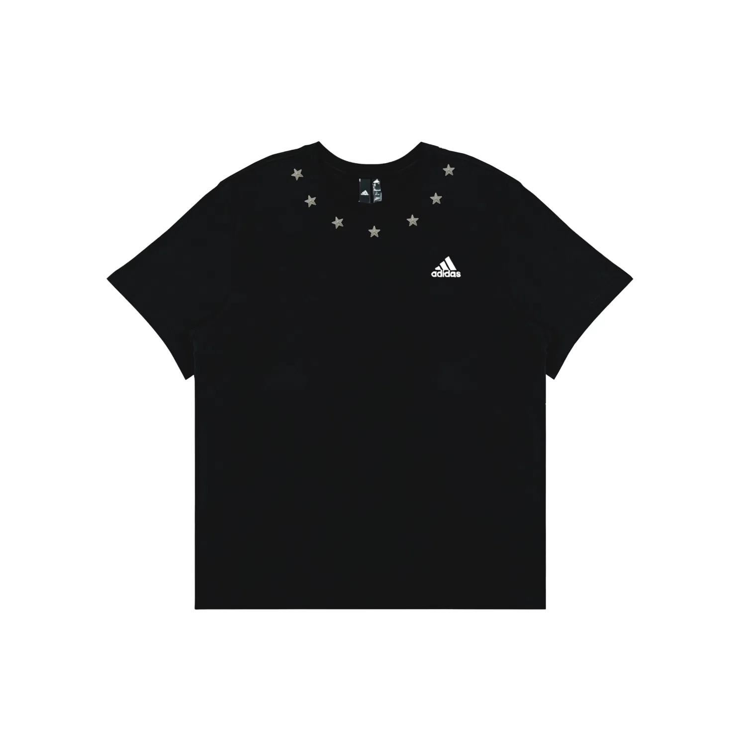 Футболка Adidas MUST HAVES с логотипом черная — фото 3