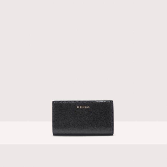 

Кошелек Coccinelle Metallic Soft, цвет Noir