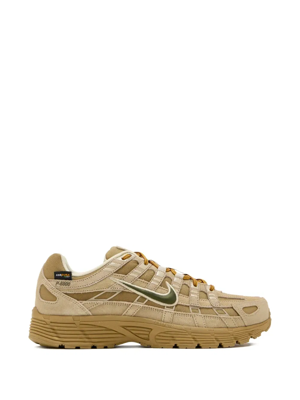 Кроссовки P-6000 prm цвета хаки с логотипом Nike