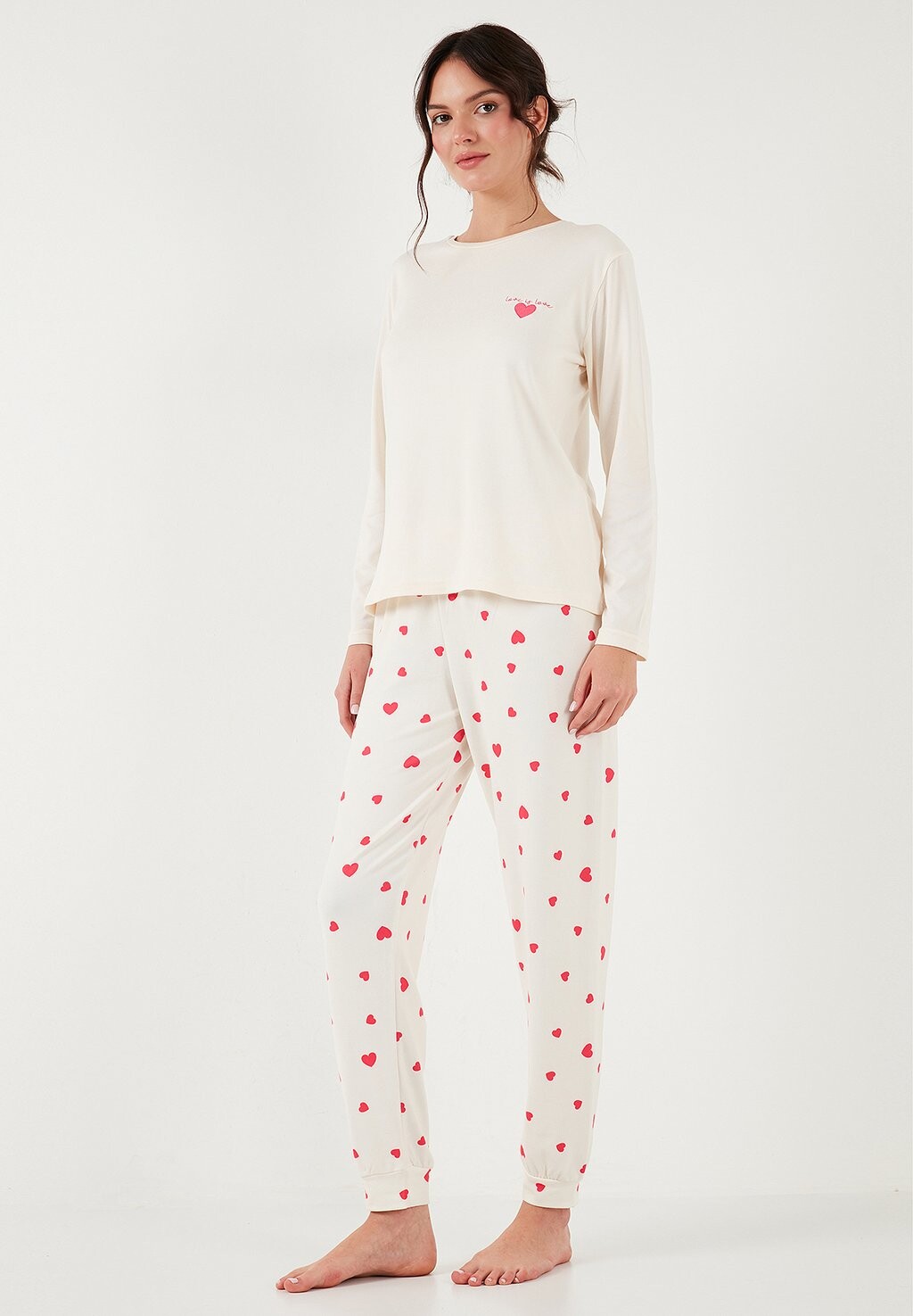 

Пижамный комплект SET REGULAR FIT LELA, бежевый