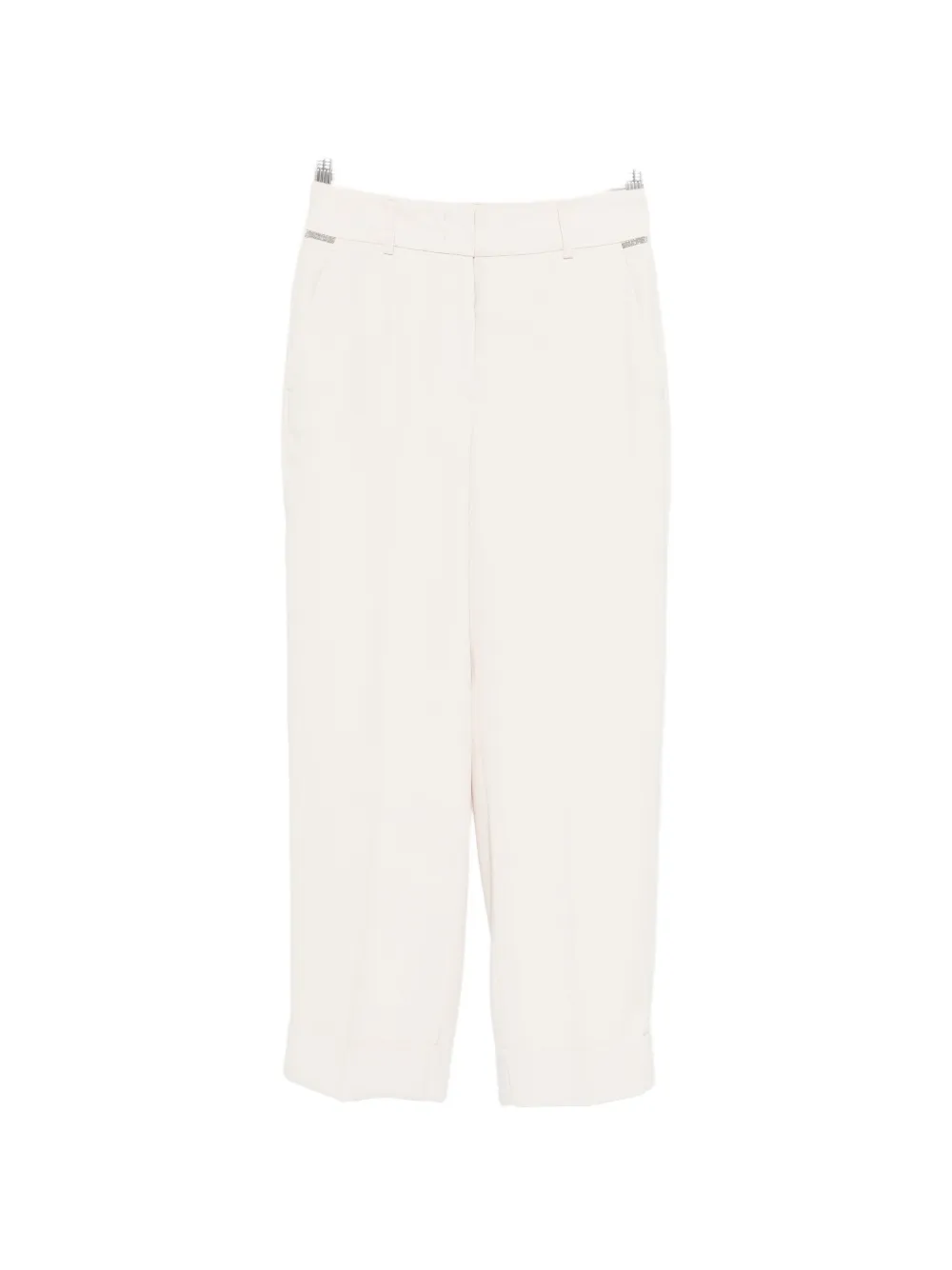 

Зауженные брюки с потайной застежкой Peserico, бежевый