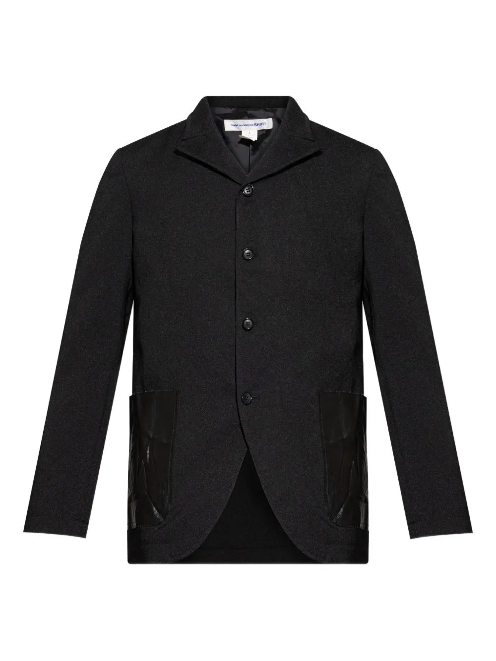 

Блейзер с накладными карманами и на пуговицах Comme Des Garçons Shirt, черный