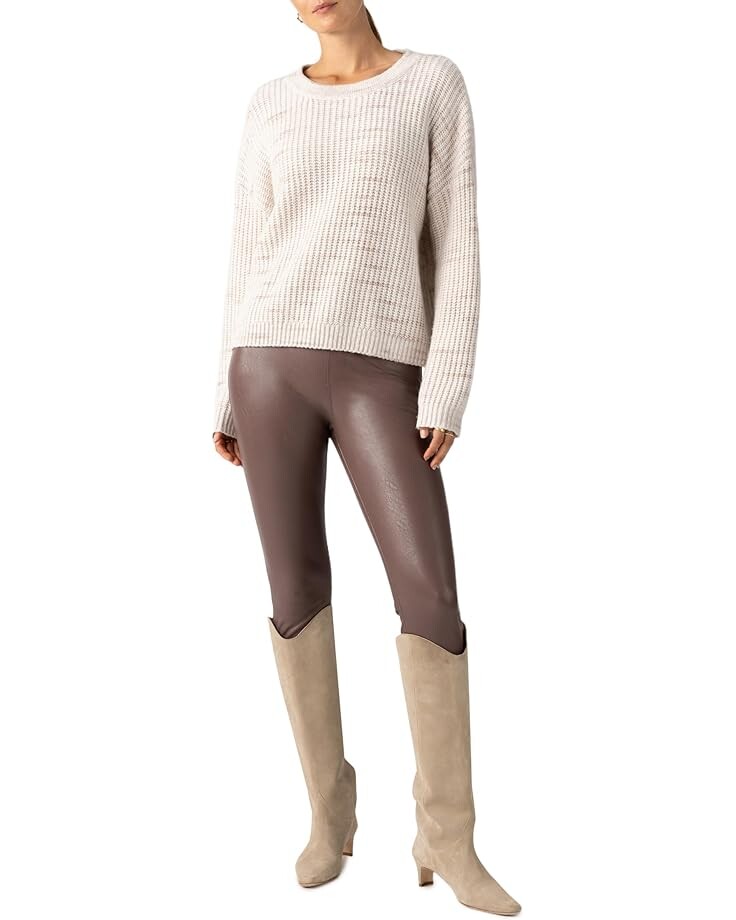 

Свитер Sanctuary Cozy V Back Sweater, цвет Coco Smoke Multi
