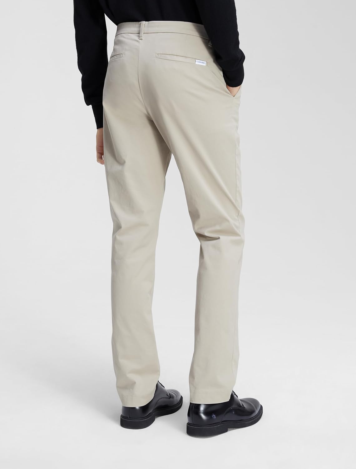 Мужские облегающие брюки-чинос Calvin Klein Infinite Flex, Plaza Taupe — фото 3