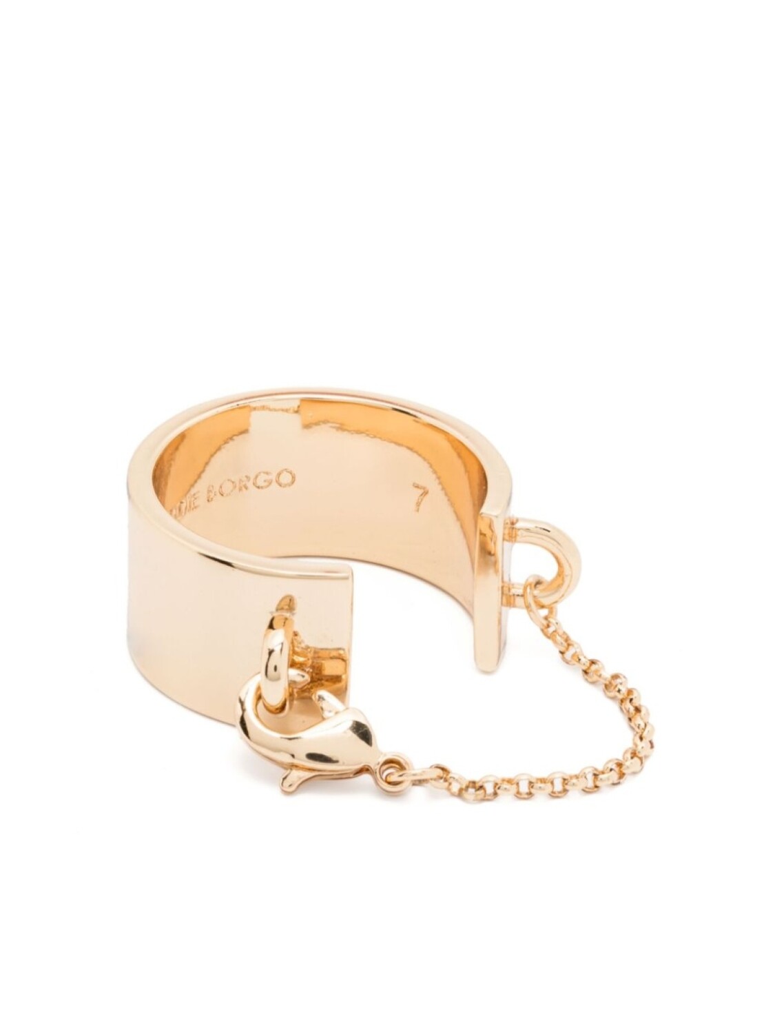 

Кольцо цепи безопасности Eddie Borgo, золотой