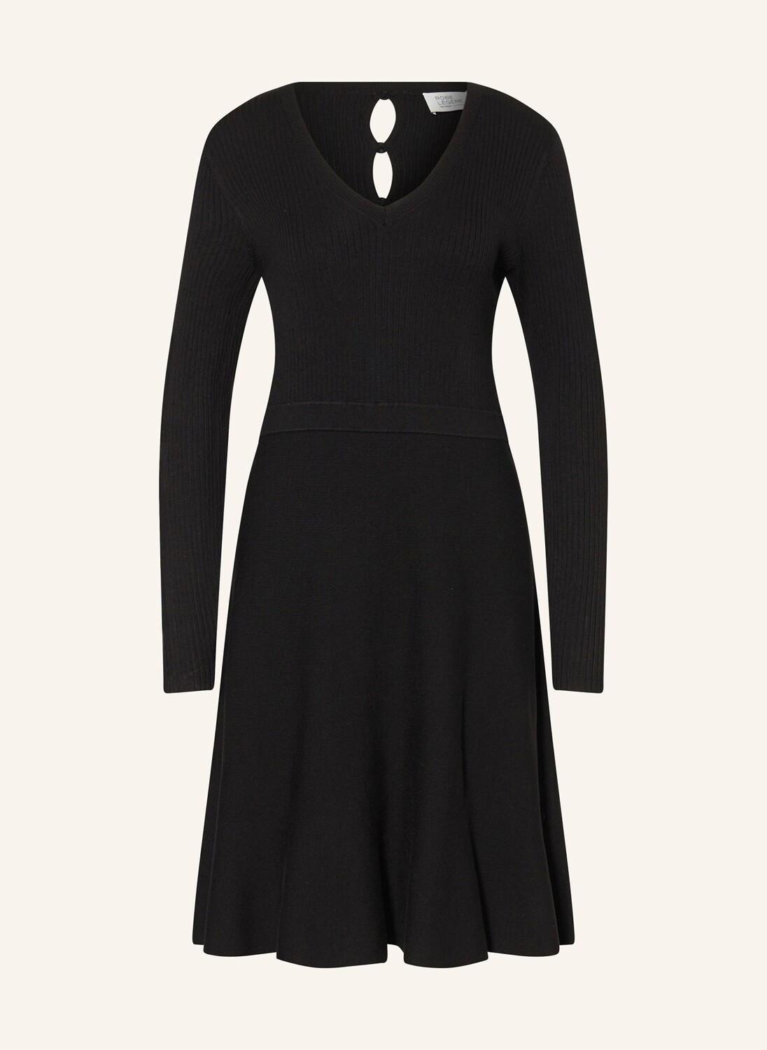 

Трикотажное платье с вырезами Robe Légère, черный
