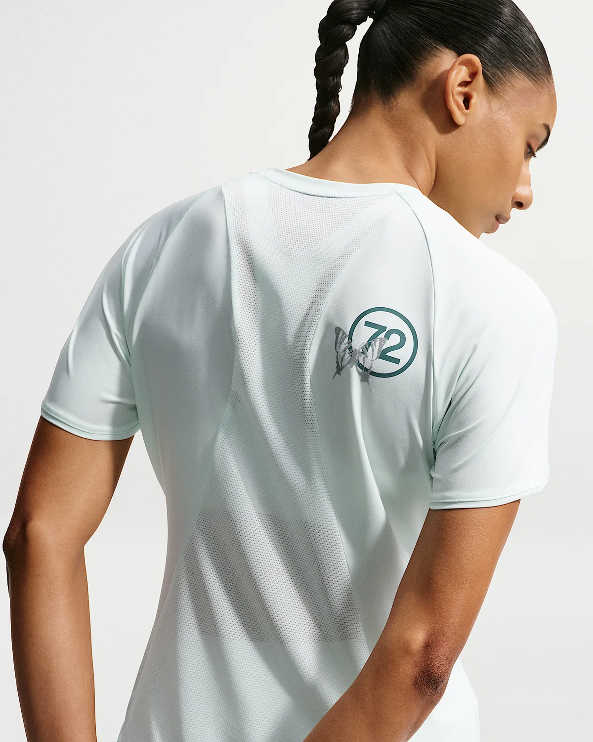 Женский топ для бега Dri-FIT Nike Swift, Barely Green — фото 2