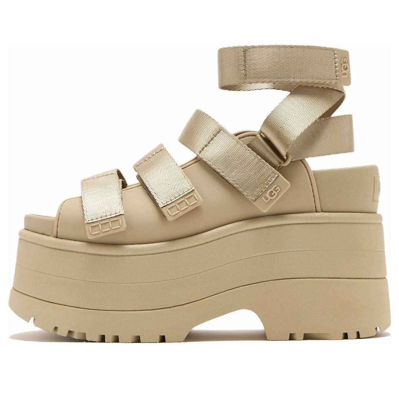 Сандалии (WMNS) UGG GoldenRise Platform Sandals 'Mustard Seed'