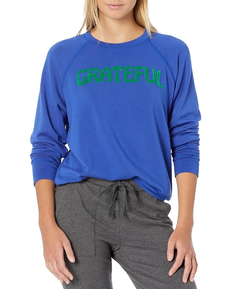 

Толстовка SUNDRY Grateful, цвет Bright Lapis