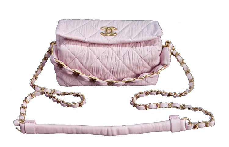 

CHANEL Сумка кроссбоди Gabrielle из ягненка малая женская pink